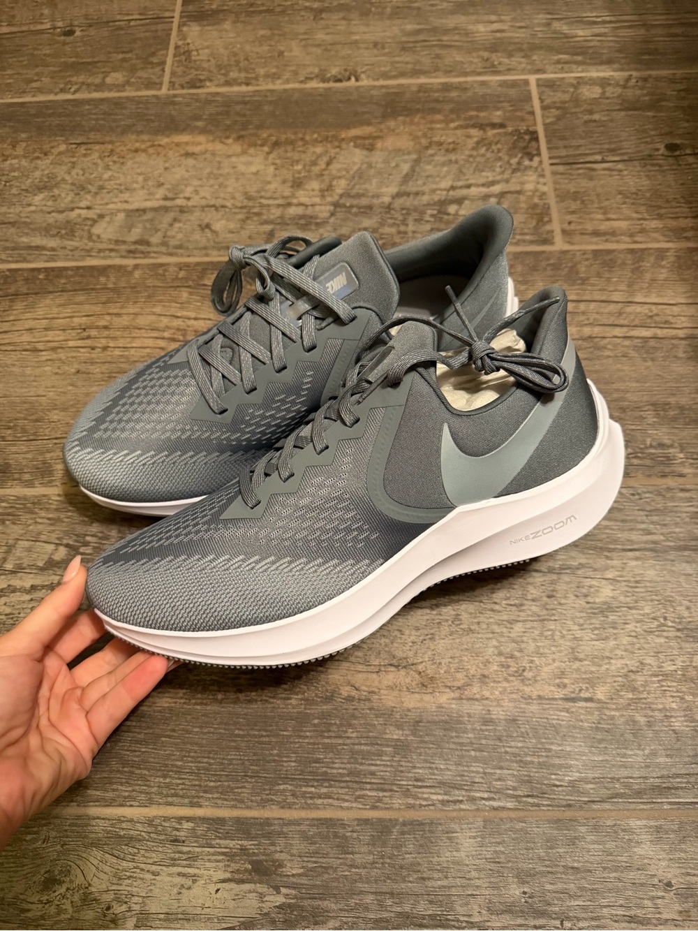 Nike Men’s Gray Athletic Running Shoes